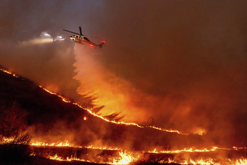 New L.A.-area fire prompts more evacuations while over 10,000